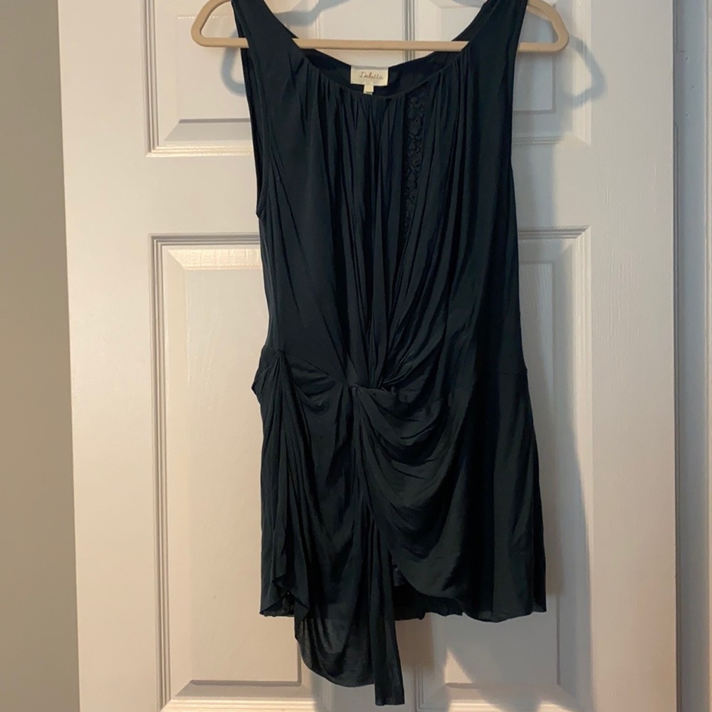 Anthropologie Layered Ruched Tank by Deletta